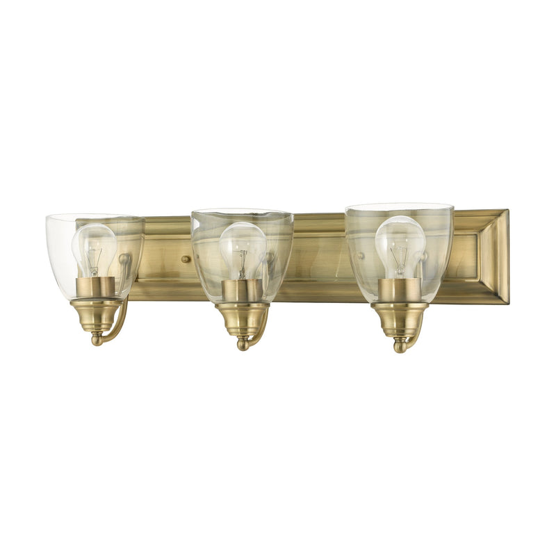 Birmingham 3-Light Bath Vanity Light in Antique Brass