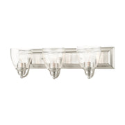 Birmingham 3-Light Bath Vanity Light in Brushed Nickel