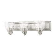 Birmingham 3-Light Bath Vanity Light in Brushed Nickel