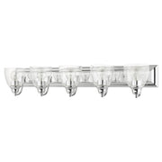 Birmingham 5-Light Large Bath Vanity Light in Polished Chrome