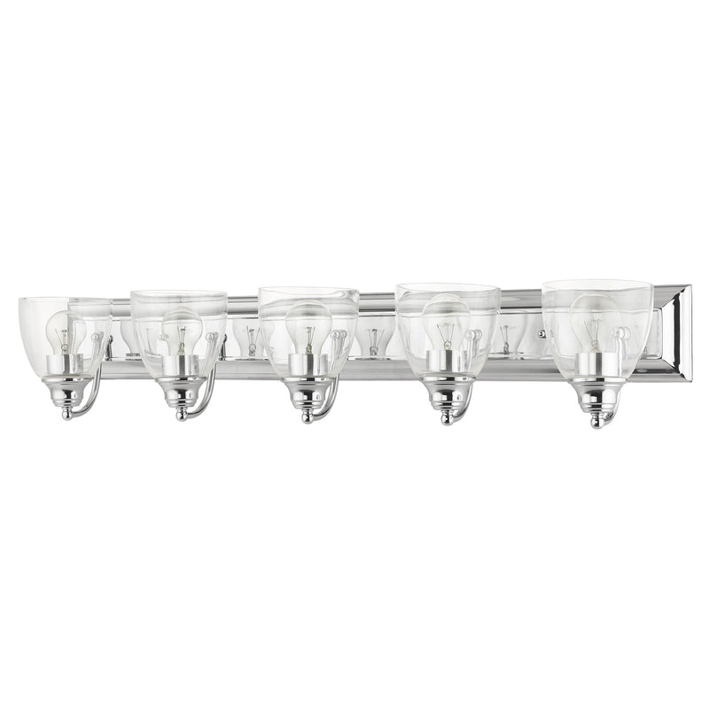 Birmingham 5-Light Large Bath Vanity Light in Polished Chrome
