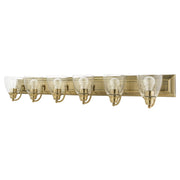 Birmingham 6-Light Extra Large Bath Vanity Light in Antique Brass