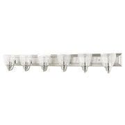 Birmingham 6-Light Extra Large Bath Vanity Light in Brushed Nickel