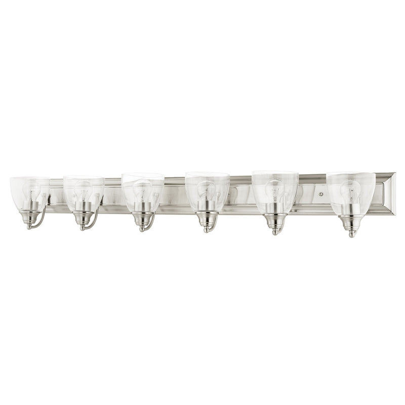 Birmingham 6-Light Extra Large Bath Vanity Light in Brushed Nickel