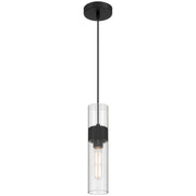 Nash LED Mini Pendant in Matte Black