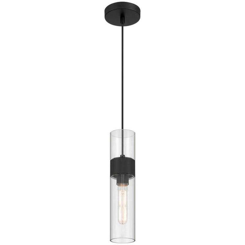 Nash LED Mini Pendant in Matte Black