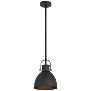London Mini Pendant in Matte Black