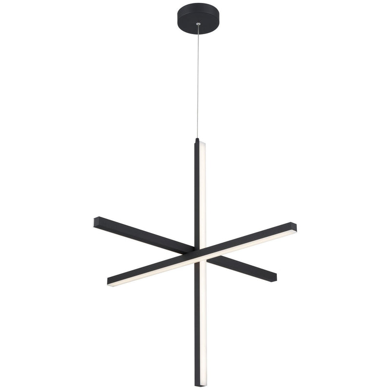 Vega LED Pendant in Black