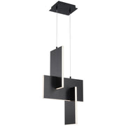 Joinery LED Pendant in Black