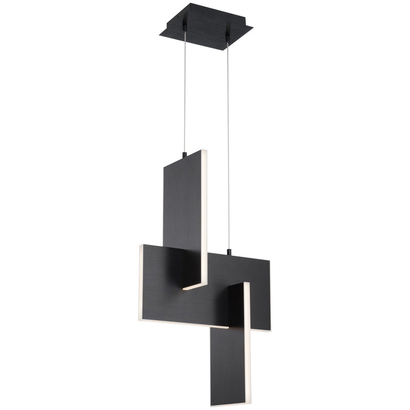 Joinery LED Pendant in Black