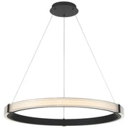Panache LED Pendant in Matte Black