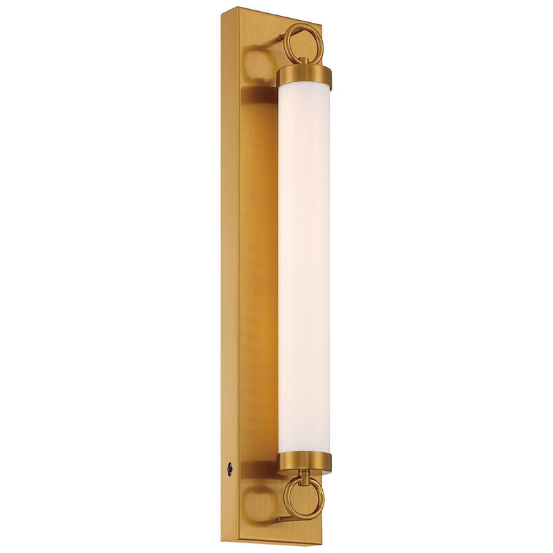 Eliza LED Wall Sconce in Antique Brushed Brass