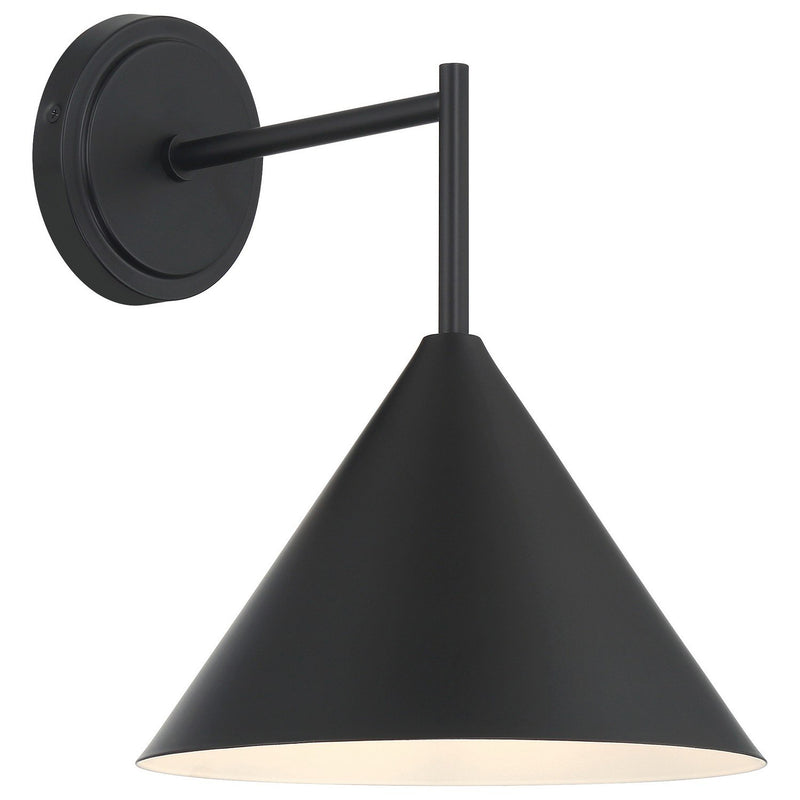 Taper Wall Sconce in Matte Black
