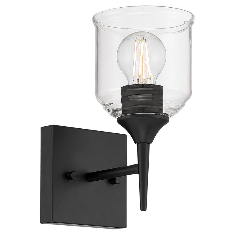 Beacon Wall Sconce in Matte Black