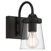 Dickens Bath Sconce in Black
