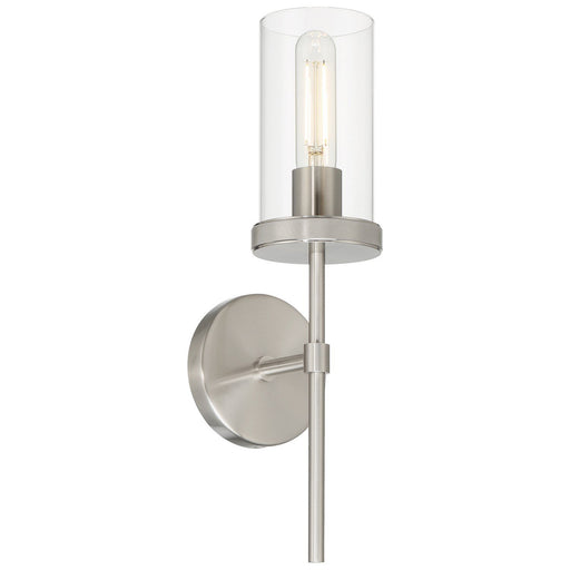 Lily Large Wall Sconce in Brushed Steel