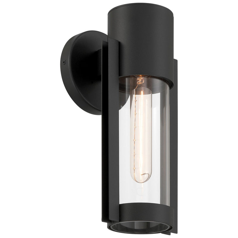 Coastal 12" LED Outdoor Wall Sconce in Black