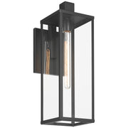 Augusta Large Outdoor Wall Lantern in Black