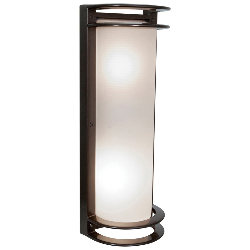 Nevis 2-Light Outdoor Wall Sconce in Bronze