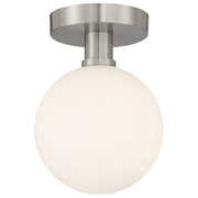 Michelle LED Semi-Flush Mount in Brushed Steel