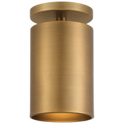 Pint Indoor Semi-Flush Mount in Antique Brushed Brass