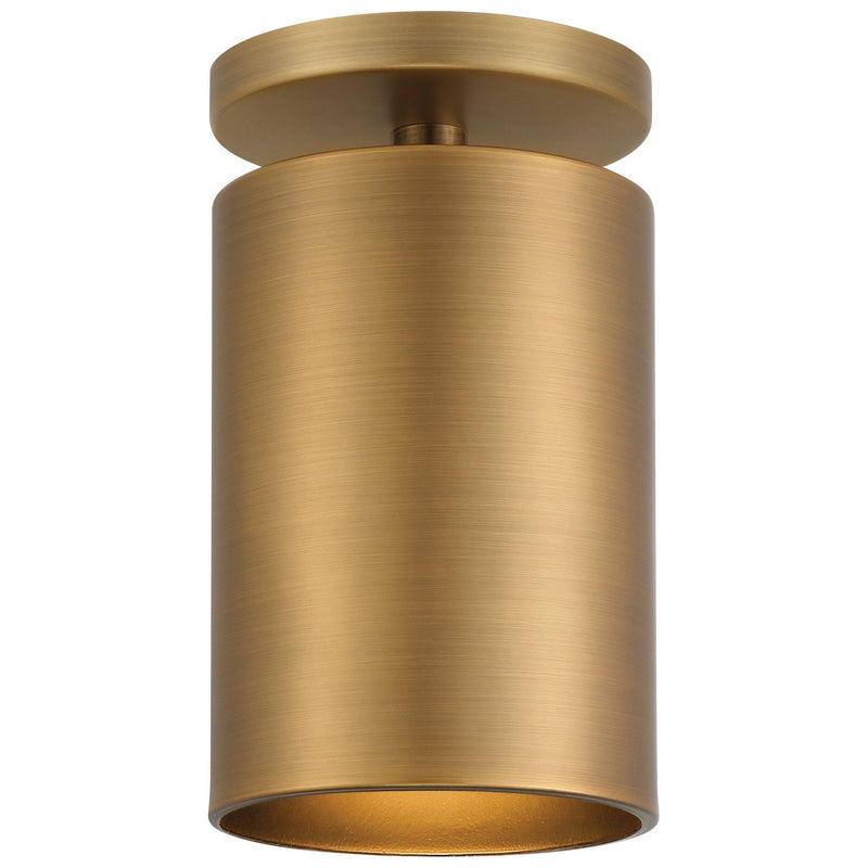 Pint Indoor Semi-Flush Mount in Antique Brushed Brass