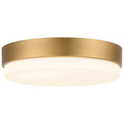 Roma Minimus LED Flush Mount in Antique Brushed Brass