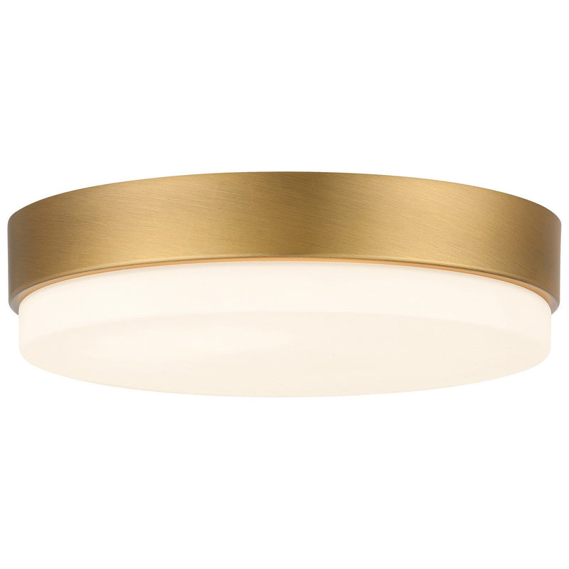 Roma Minimus LED Flush Mount in Antique Brushed Brass