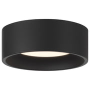 Bongo Short LED Flush Mount in Black