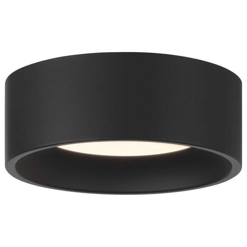 Bongo Short LED Flush Mount in Black