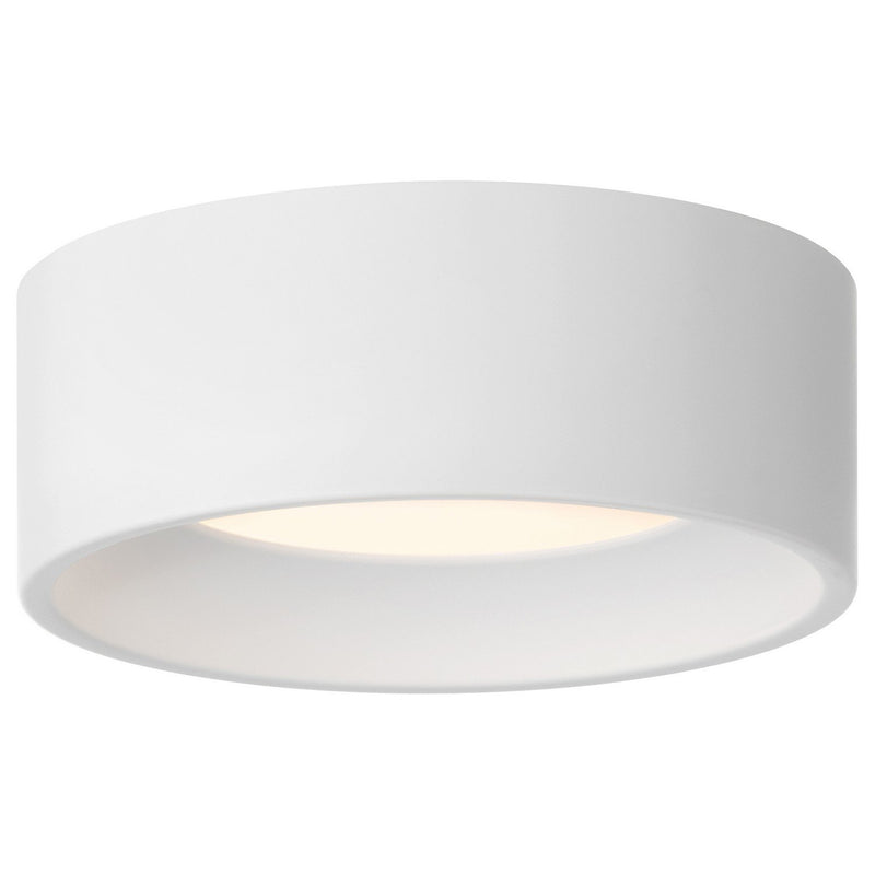 Bongo Short LED Flush Mount in White