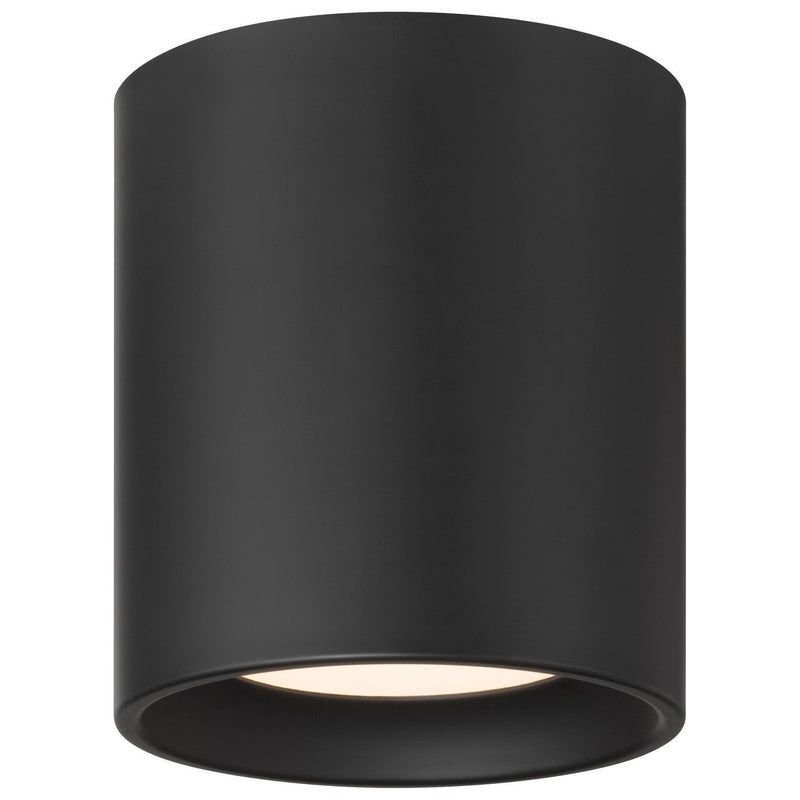Bongo Tall LED Flush Mount in Black