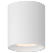 Bongo Tall LED Flush Mount in White