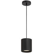 Bongo Tall LED Mini Pendant in Black