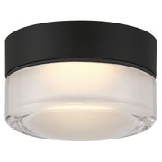 Masso LED Wall / Ceiling Light in Matte Black