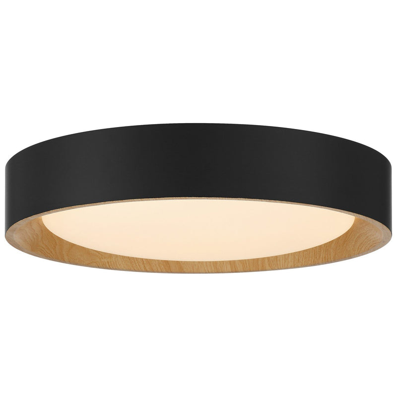 Maddy Large LED Flush Mount in Matte Black
