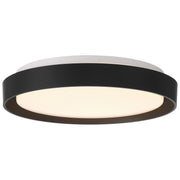 Lumea LED Flush Mount in Matte Black