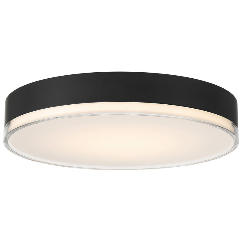 Mona Small LED Flush Mount in Matte Black