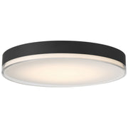 Mona Large LED Flush Mount in Matte Black