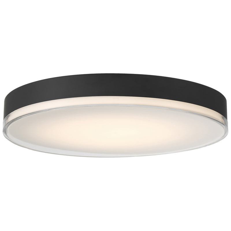 Mona Large LED Flush Mount in Matte Black