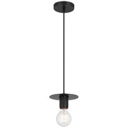 Central LED Mini Pendant in Black