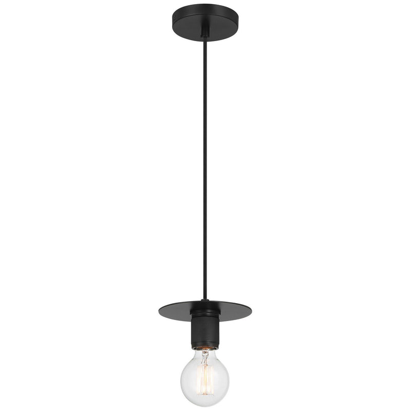 Central LED Mini Pendant in Black