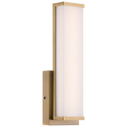 Citi Solo LED Bath Sconce in Antique Brushed Brass