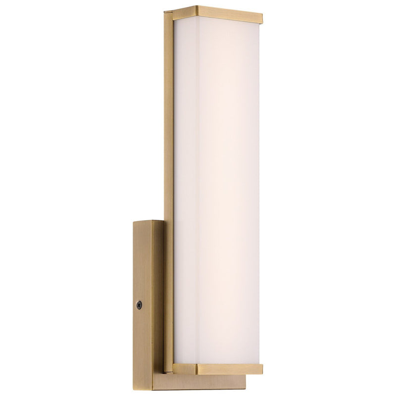 Citi Solo LED Bath Sconce in Antique Brushed Brass