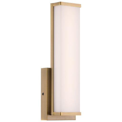 Citi Solo LED Bath Sconce in Antique Brushed Brass