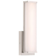 Citi Solo LED Bath Sconce in Brushed Steel