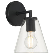 Katie Bath Sconce in Matte Black