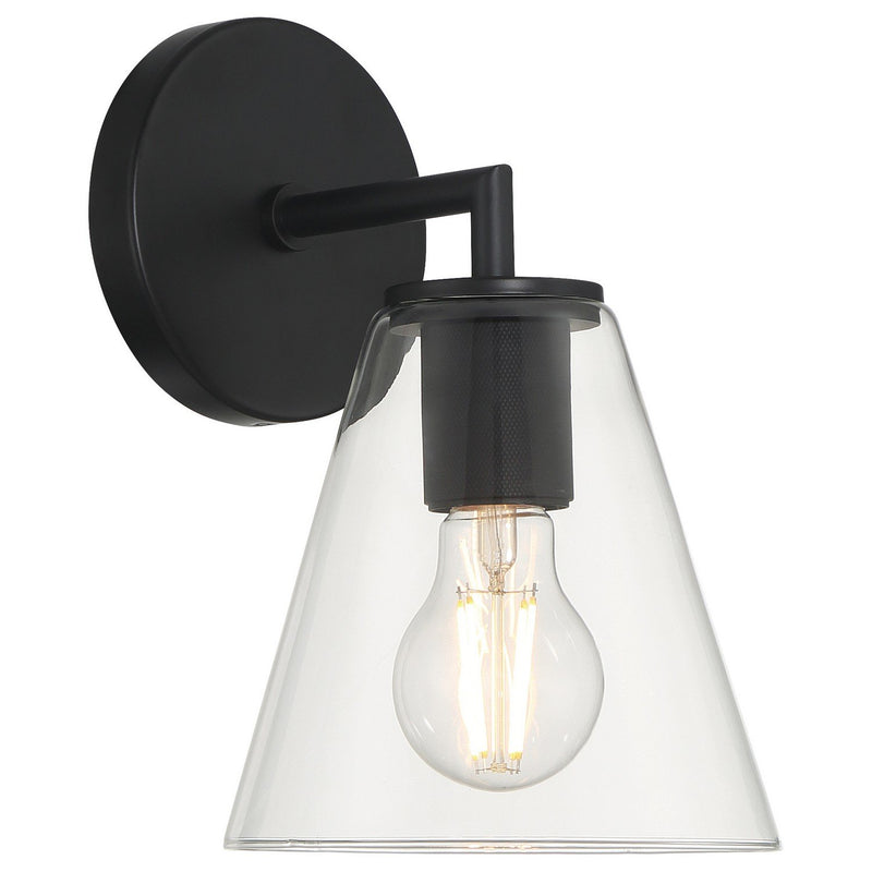 Katie Bath Sconce in Matte Black