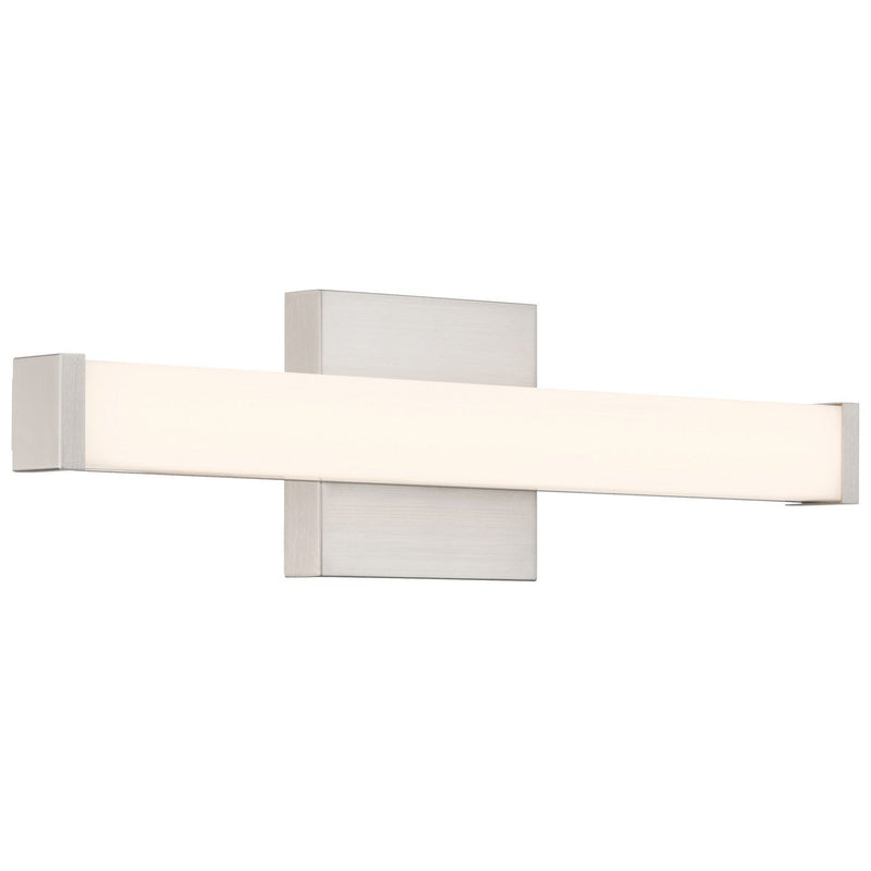 Maxx 18" LED Bath Vanity Light in Brushed Steel