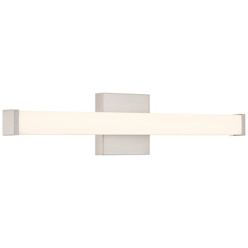 Maxx 24" LED Bath Vanity Light in Brushed Steel